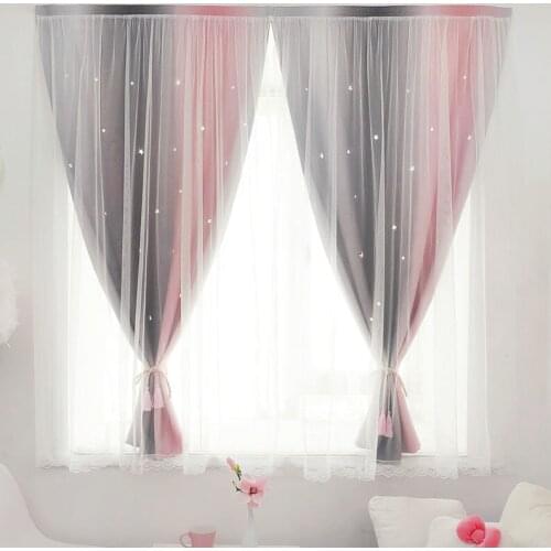 1pcs New Punch-free Princess Wind Curtain Living Room Bay Window Rental Room Partition Curtain Finished Mosquito Curtain F8365