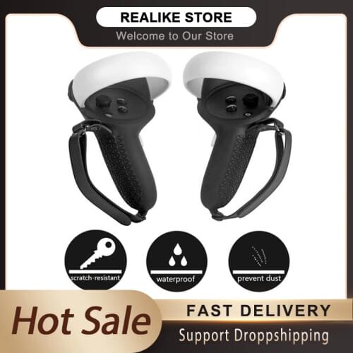 Protection Cover Sleeve For Oculus Quest 2 VR Touch Controller Cover High-quality Waterproof Protector Case Silicone Handle Grip