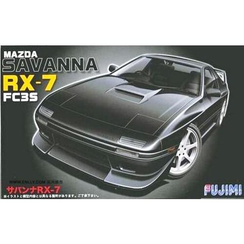 1/24 Fujimi Plastic Assembled Car Model Toy Mazda Savanna RX-7 (FC3S) Static Model DIY Assembled Model Kit #03837