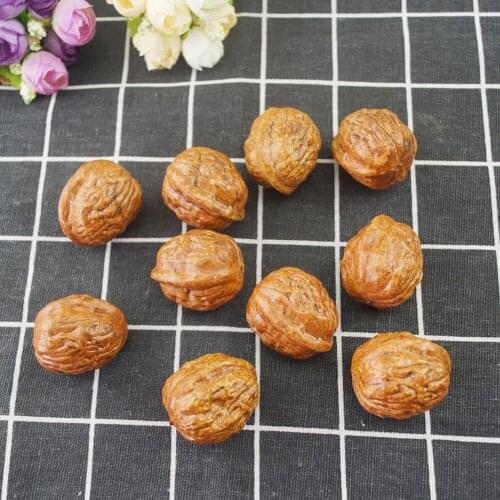 10pcs High imitation artificial Fake walnut model&artificial plastic fake simulated walnut