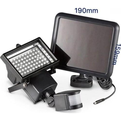 120LED LED Solar Energy Projector Lamp Infrared Human Body Induction Lamp Sense Light Garden Lighting 12pcs