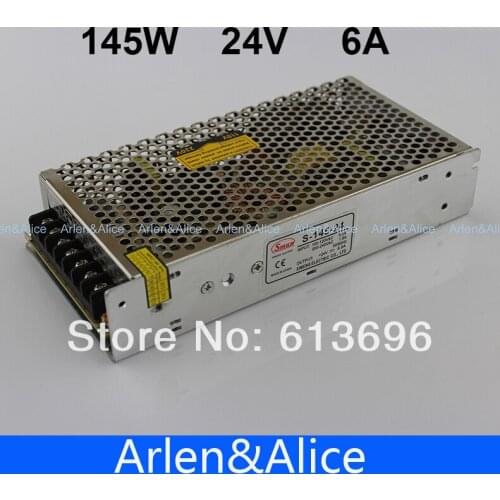 145W 24V 6A Single Output Switching power supply for LED Strip light AC to DC SMPS