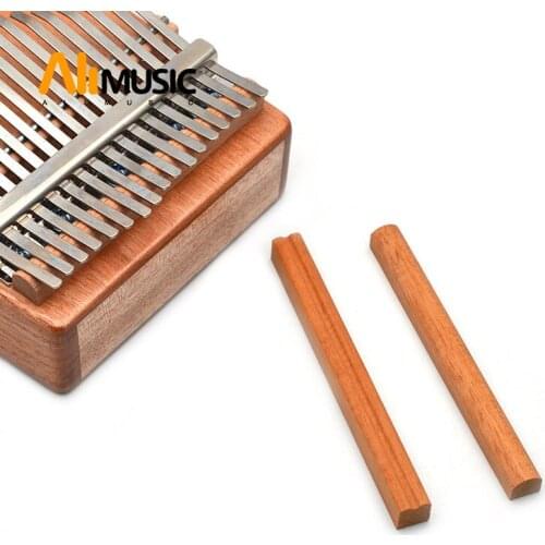 2pcs/set Mahogany 17 Key Kalimba Bridge DIY Thumb Piano Wooden Bridge Musical Instruments