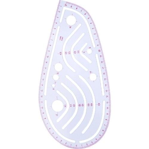 2PCS Plastic Sewing Square Curve Ruler Tailor Drawing Craft Tool DIY Supply Tool Sewing Accessories Tools