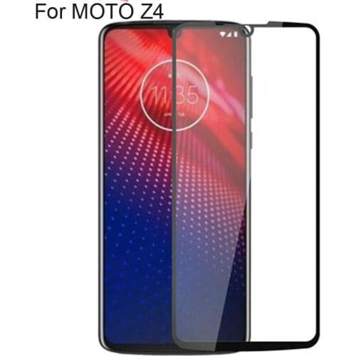 2PCS Full Curved Screen Protector For Moto Z4 z4 Full Cover Tempered Glass For Moto Z 4 z 4 Protective Flim motoz4