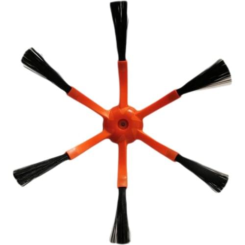 2PCS Roborock S7 s7max Robot Vacuum Cleaner Replacement accessories, orange/black/White 3 5 6 arm side brush