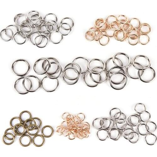 20Pcs/lot DIY Rings Hook Chain for Bag Quickdraw Key Metal Bag Accessories hot sale