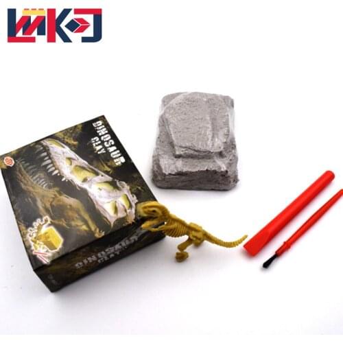 3 Style Dinosaurs Fossil Trumpet Archaeological Excavation Toys Dinosaur Simulation Animal Ideas Kid Educational Birthday Gifts