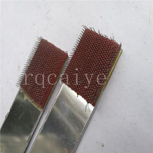 Free shipping 8 piece Komori steel brush for printing, gripper pad steel brush