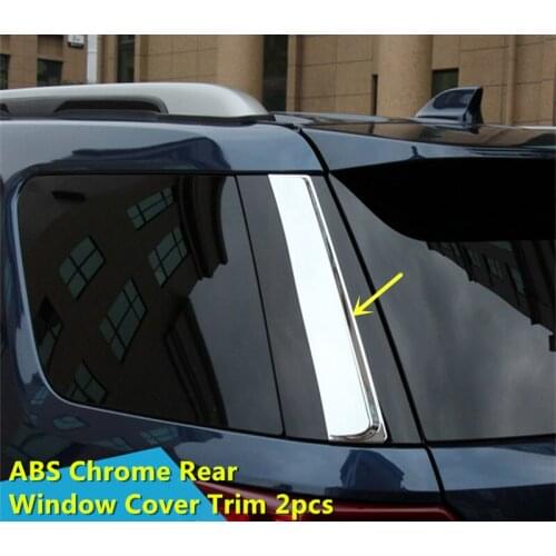 For Ford Explorer 2011 2012 2013 2014 2015 2016 ABS Chrome Car Rear Window Sill Cover Trim 2pcs/set