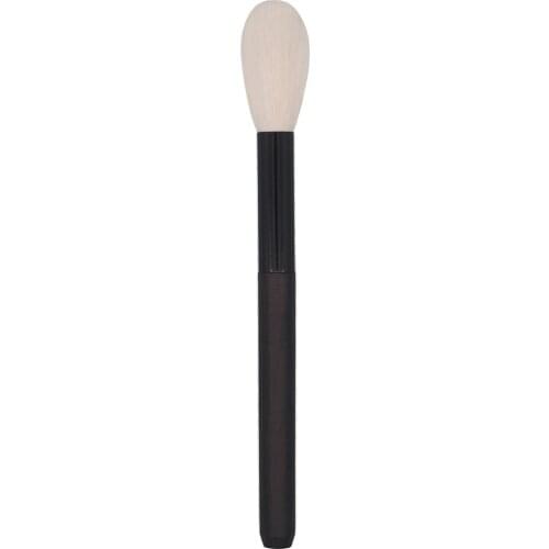 G09 Professional Handmade Makeup Brush Soft Saikoho Goat Hair Round Blush Highlighter Brush Ebony Handle Make Up Brushes