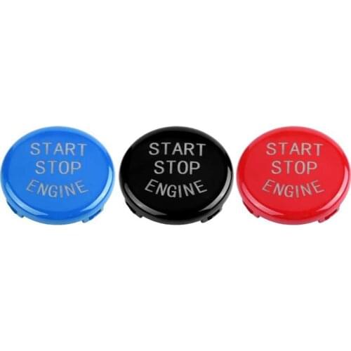 Engine Start Button Cover Car One-key Start Button Engine Ignition Switch Cover for E Disk Bottom