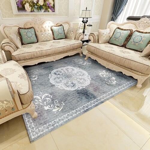 Retro Area Rugs Large Kitchen Living Room Bedroom Bathroom Corridor Rectangular Door Mat Anti Slip Pattern Printed Carpet