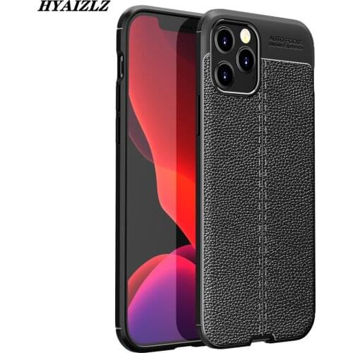 Litchi Texture Leather Case for iPhone 12 mini 11 Pro Max XR X XS SE2020 7 8 6 Plus Ultra Thin Phone Coque Soft Shockproof Funda