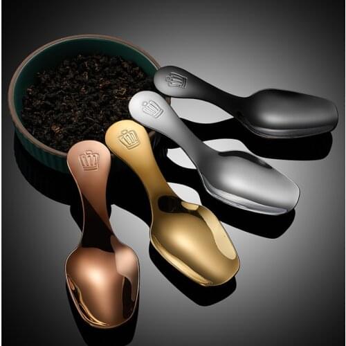 1PCS Short Handled Stainless Steel Tea Spoon Ice Cream Coffee SpoonTableware Kitchen Tool Gadget Dessert Ice Cream Shovel Spoon