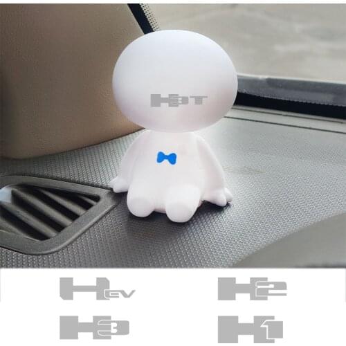 Cartoon Shaking Head Figure Car Ornaments Decorations Big Hero Doll Toys For Hummer H1 H2 GMT H2H H2 H3 H3T HEV car accessories