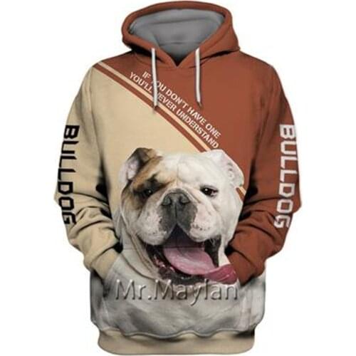 Personality Fashion Animal Pug 3D Printed Graphic Hoodie Men/Women Zip Hooded Streetwear Oversized Sweatshirt Harajuku Tops -A24