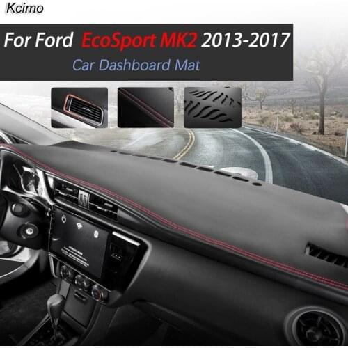 For Ford EcoSport MK2 2013 2015 2016 2017 Anti-Slip Mat Dashboard Cover Pad Sunshade Dashmat Protect Carpet Cape Rug Accessories