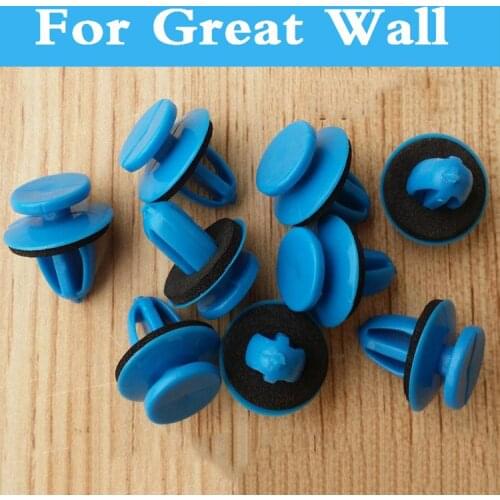 New 50x Car Styling Door Trim Panel Retainer Fender Fastener Rivet For Great Pegasus Peri Safe M1 M2 M4 Sing Ruv Wall Hover