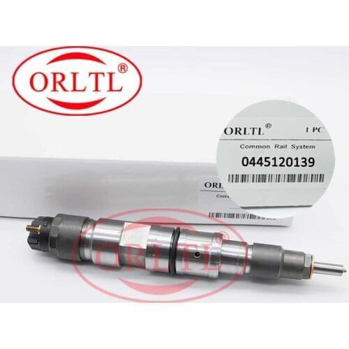 ORLTL 0445120139 Bico Diesel Auto Engine Injectors Assy 0 445 120 139 Common Rail Pump Parts Injector 0445 120 139 for RENAULT