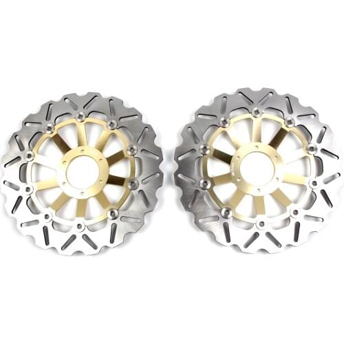 2PCS CNC Floating Disk Brake Disc Front Rotor for Honda CB 400 SF CB400SF 2002 2003 2004 / 1998 1999 CB 600 HORNET CB600