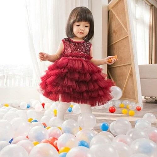 High quality Children Baby Dress Gold Sequined Sling Tutu Dresses for Party Wedding Clothing Size 1-8Y Vestido Infantil CA557