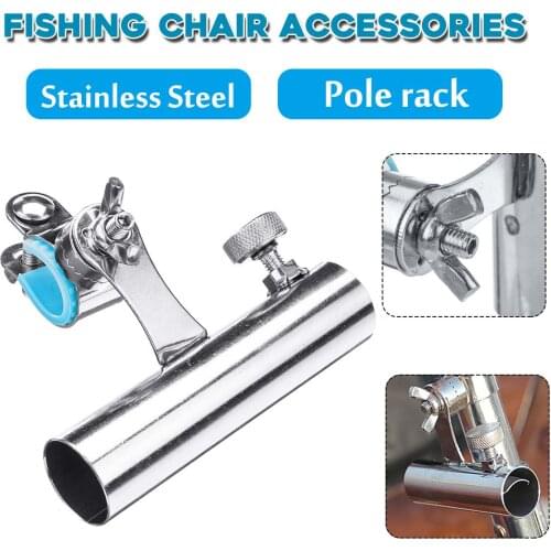 Stainless Steel Fishing Rod Stand Fishing Tools And Accessories Boat Rod Holder Rack Rod Pole Bracket Chair Mounted Fishing Rod