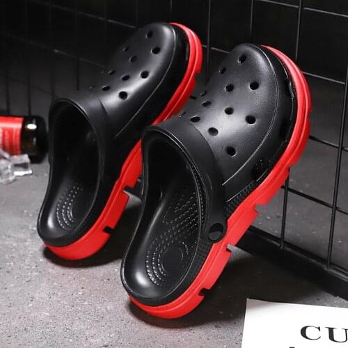 Unisex Comfortable Soft Men Pool Sandals Summer Outdoor Beach Shoes Men Slip on Garden Clogs Casual Water Shower Slippers
