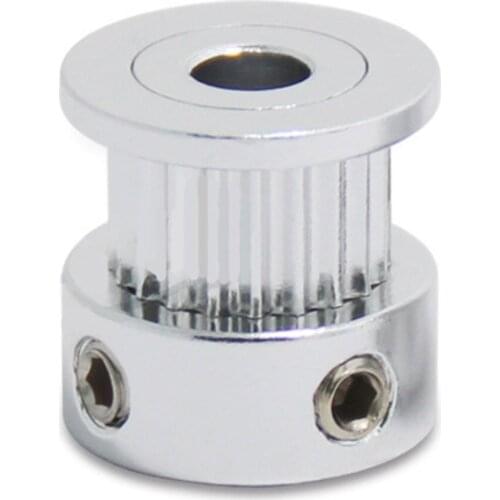 GT2 Timing Pulley, 16 Tooth 2GT 20 Teeth Aluminum Bore 5mm 8mm, Synchronous Wheels Gear For Width 6mm Belt