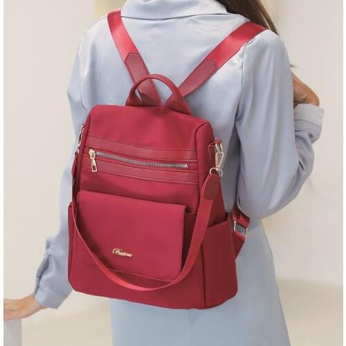 Women Oxford School Bag Cute Girls Waterproof Bookbag Student Rucksack Casual Female Anti Theft Backpacks Large Capacity Mochila