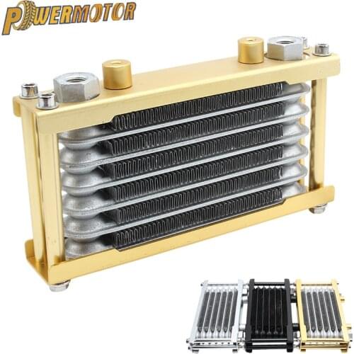 Universal Motorcycle Engine Oil Cooler Radiator for Motorcycle Dirt Bike ATV Motorbike Cooler Scooter Go Cart Modified parts