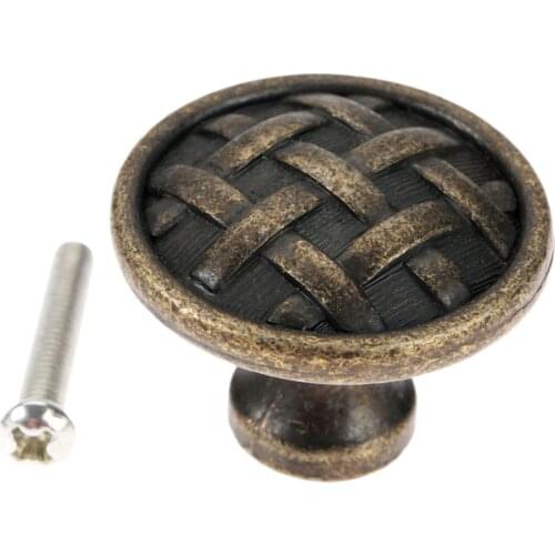 Pull Knob Antique Bronze Handle Single hole Pull Vintage Mini Knob 33mm*24mm Decor Hardware Kitchen Drawer Cabinet Cupboard Door