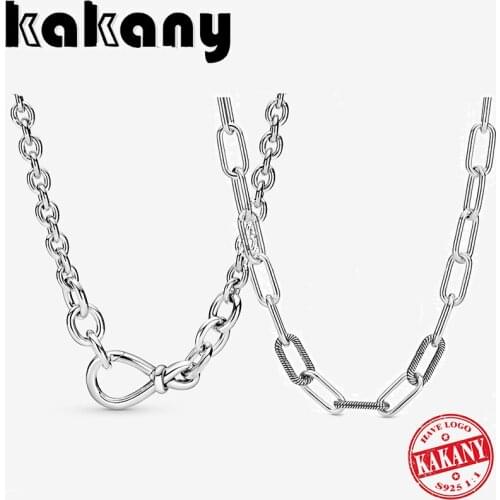 2020 Summer New High-quality 925 Sterling Silver High-quality Unlimited Symbol Chain Necklace Necklace Simple Female Fashion Jew