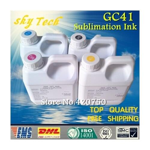1L*4 Sublimation Ink For GC41 , GC-41 Sublimation Ink for Ricoh SG2100 SG2010L SG3120 SG3100 SG3110DN SG3110DNW SG7100