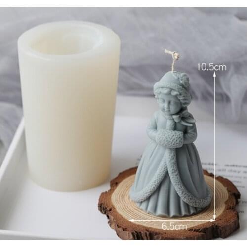 1PC New Retro Silicone Vintage Candle Mould Simple Line Wax Model Home Decor Wedding Birthday Supplies Mothers Day Girlfriend Gi
