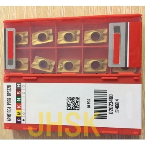 10Pcs Insert APMT1604 PDER DP5320 Carbide Inserts APKT1604 For steel parts