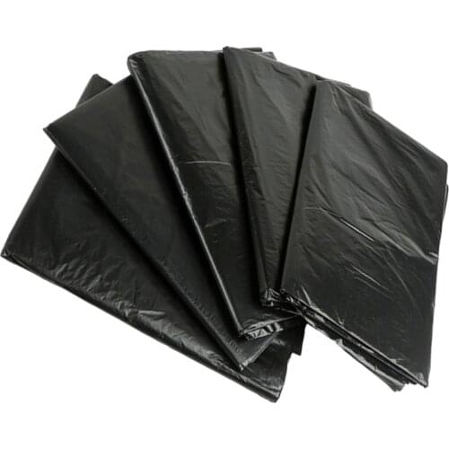 50pcs Gardening Leaves Thick Garbage Bags Disposal Black Waste Bags
