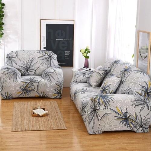 Forest Big Leaf Sofa Cover For Living Room