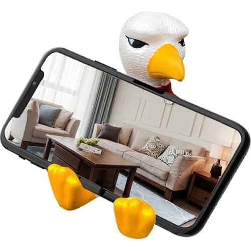 Phone Holder Creative Cell Phone Stand Rack Multifunctional Animal Duck Ornament For Tablet Bracket Mobile Phone Stand Holder