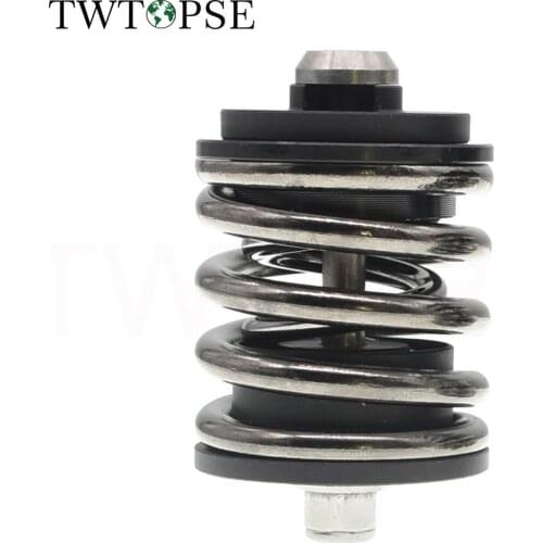 TWTOPSE Bicycle Bike Double Layer Rear Shock For Brompton 3SIXTY Folding Bike Cycling 2 Spring Suspension Rear Shock Alloy Pad