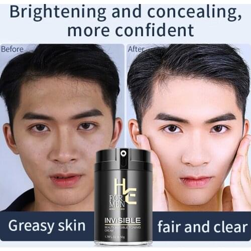 Hearn Mens Concealer 50g Invisible Foundation Cream Concealer Whitening Moisture