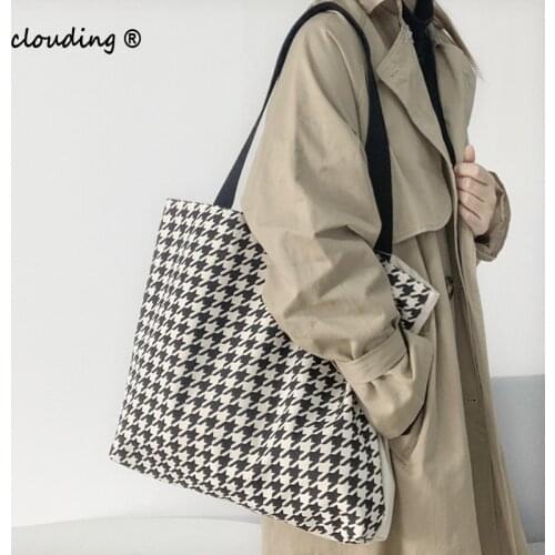 Women Canvas Tote Shopper Bag Large Cotton Cloth Ladies Shoulder Shopping Bags Big Female Handbag Eco Shoppers with Print Purse