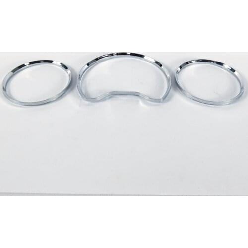 Chrome Speedometer Gauge Dial Ring Instrument Panel Ring fit for Mercedes-Benz W210 W202