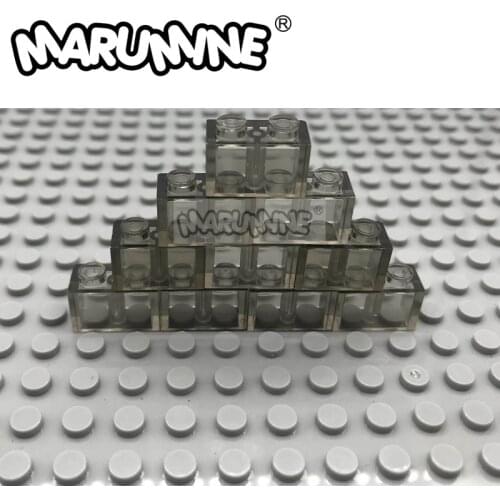 MARUMINE Transparent Building Blocks 100PCS/Lot 3004 3005 MOC Classic Educational Toy DIY for Kids Learning