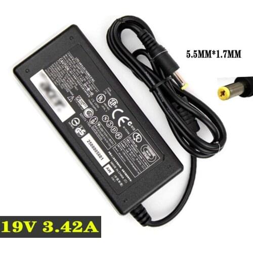 New 19V 3.42A 5.5MM*1.7MM Power Adapter For Ac er 4730zg 4743G 4320 4315 4715Z D725 S3 3810T 4810T Laptop charger