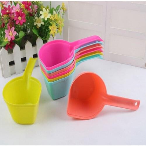 Solid Color Durable Dog Puppy Food Scoop Spade Pet Spoon Feeding Accessories