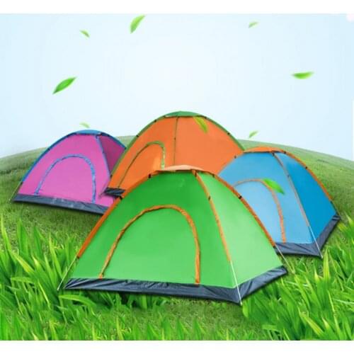 Automatic Camping Tent Quick-opening Shelter Awning Dual Layer Travel for Outdoor Camping Hiking Fishing Tent 1-2 Person Family