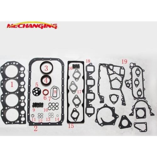 TD25 For NISSAN URVAN OR PICK-UP D22B OR KING-CAB OR FRONTIER Engine Gasket sets Engine Parts Full Set 10101-43G29 51008000