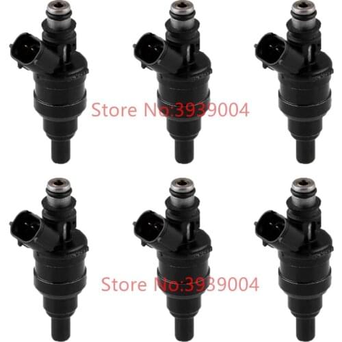 Free Shipping 6PCS Fuel Injectors Fit For Toyota 4Runner Pickup T100 1989 - 1995 3VZE 3.0L V6 2325065020 2325065020 2284212130