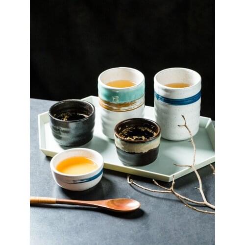 High quality Traditional chinese retro style Personality brief Ceramic Teacup China porcelain coffee tea cups 60/120/300ml